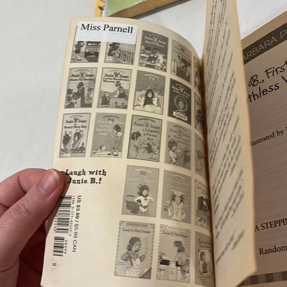 children books - series Junie B Jones Judy Blume Boxcar children Beverly Cleary